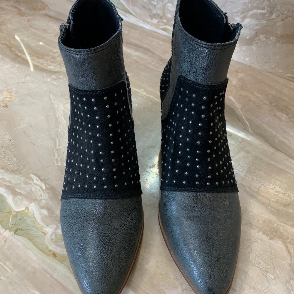 LUCKY BRAND STUDDED ANKLE BOOTS - NEW